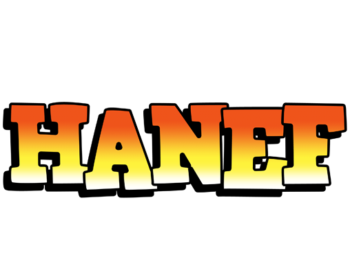 Hanef sunset logo