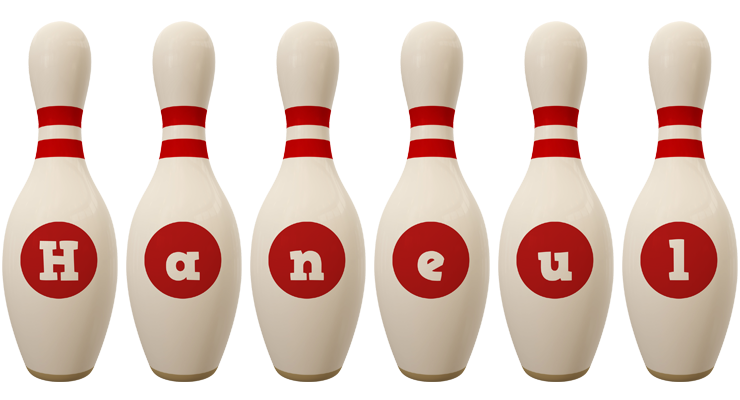 Haneul bowling-pin logo
