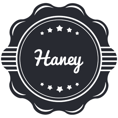 Haney badge logo