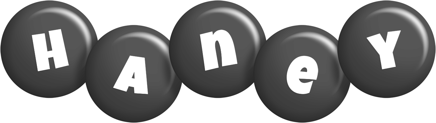 Haney candy-black logo