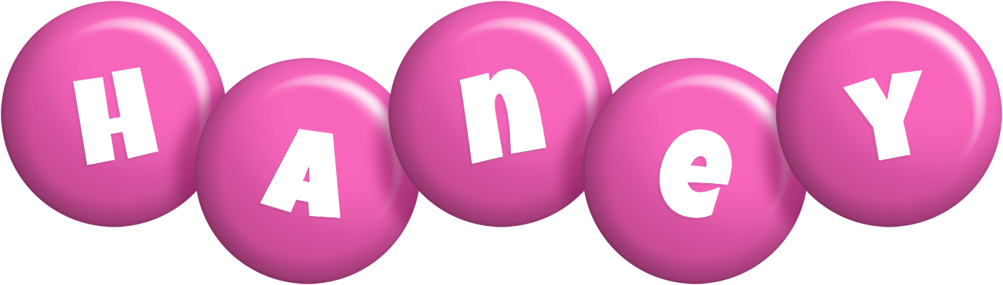 Haney candy-pink logo
