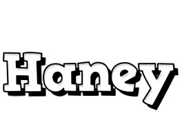 Haney snowing logo