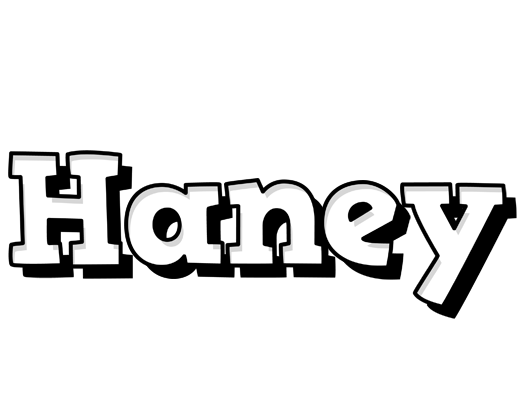Haney snowing logo