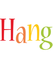 Hang birthday logo