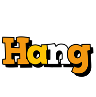 Hang cartoon logo