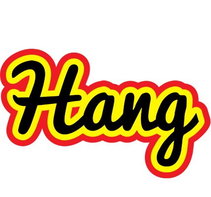 Hang flaming logo