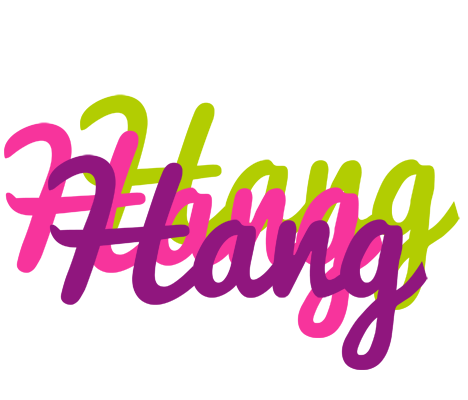 Hang flowers logo