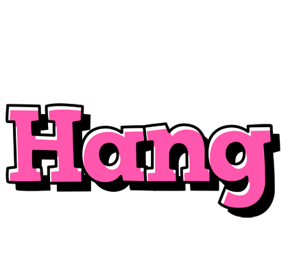 Hang girlish logo