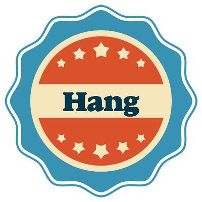 Hang labels logo