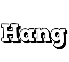 Hang snowing logo