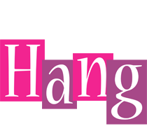 Hang whine logo