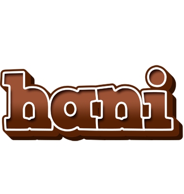 Hani brownie logo