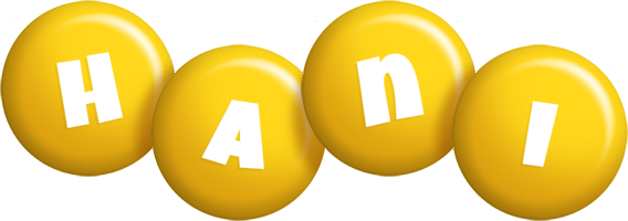 Hani candy-yellow logo