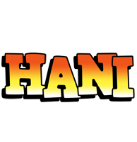 Hani sunset logo