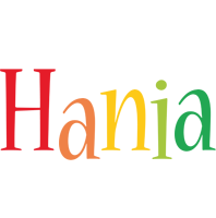 Hania birthday logo