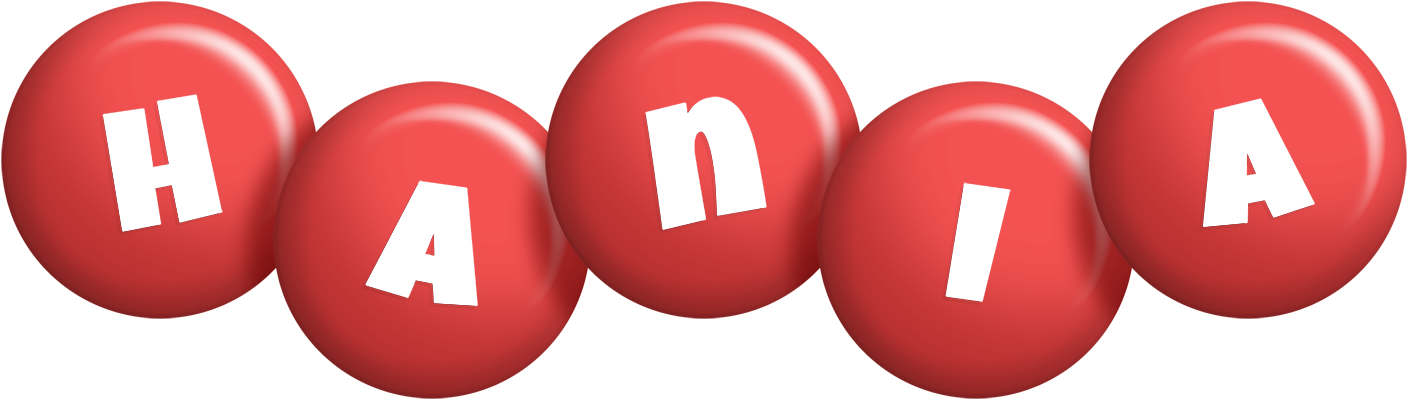 Hania candy-red logo