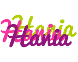 Hania flowers logo