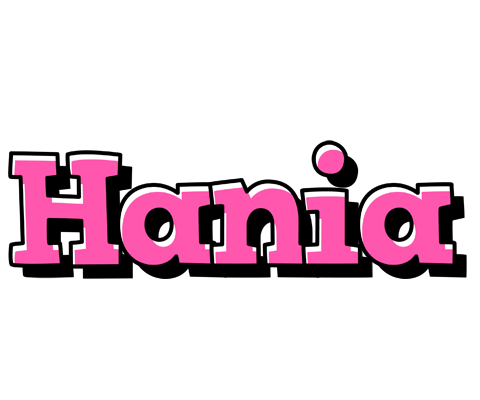 Hania girlish logo