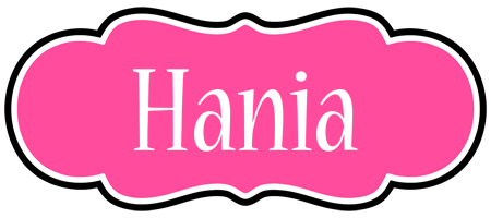 Hania invitation logo