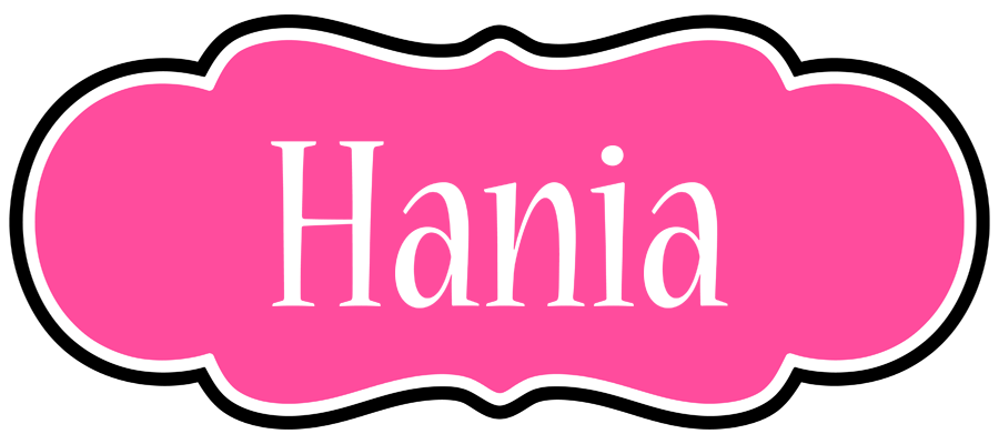 Hania invitation logo