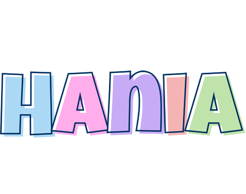 Hania pastel logo