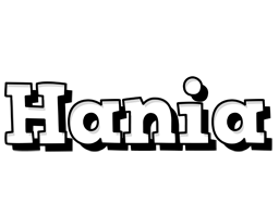 Hania snowing logo