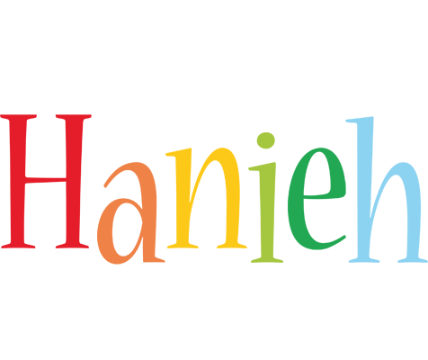Hanieh birthday logo