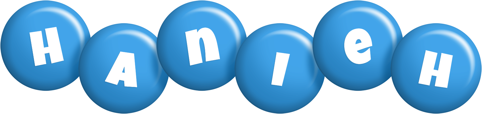 Hanieh candy-blue logo