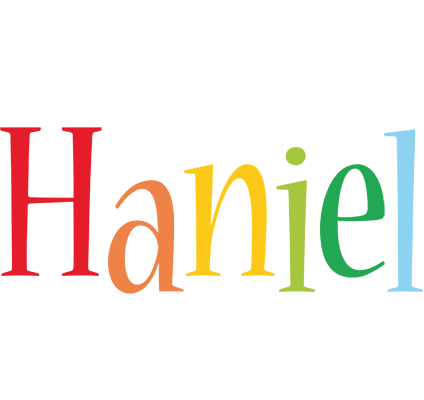Haniel birthday logo