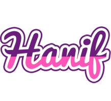 Hanif cheerful logo