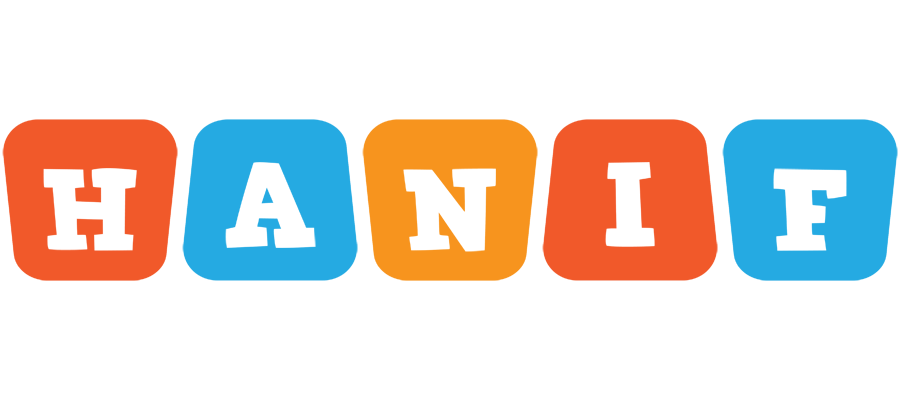 Hanif comics logo