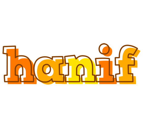 Hanif desert logo