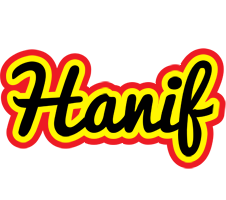 Hanif flaming logo