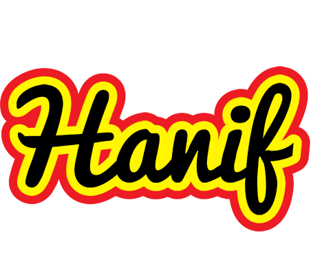 Hanif flaming logo