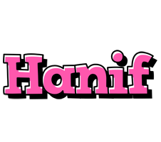 Hanif girlish logo