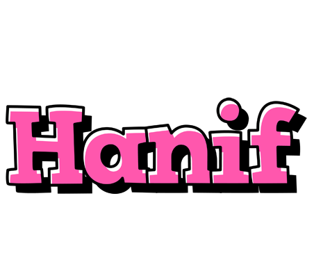 Hanif girlish logo