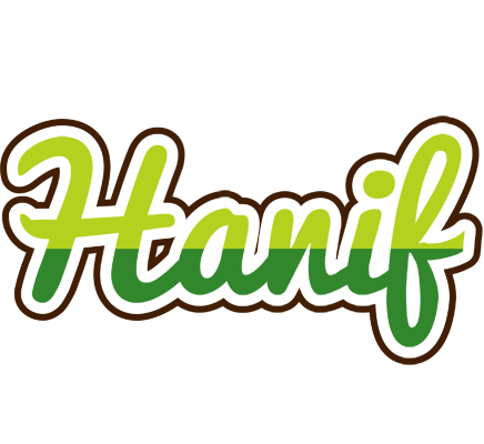 Hanif golfing logo
