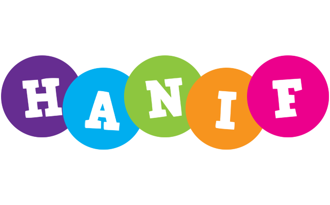 Hanif happy logo