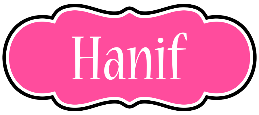 Hanif invitation logo