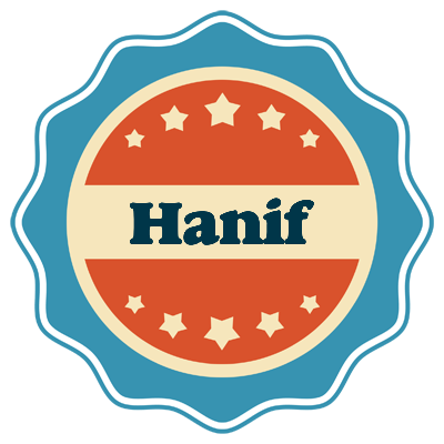 Hanif labels logo