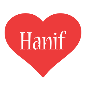 Hanif love logo