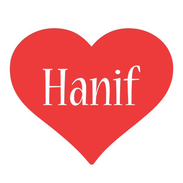 Hanif love logo