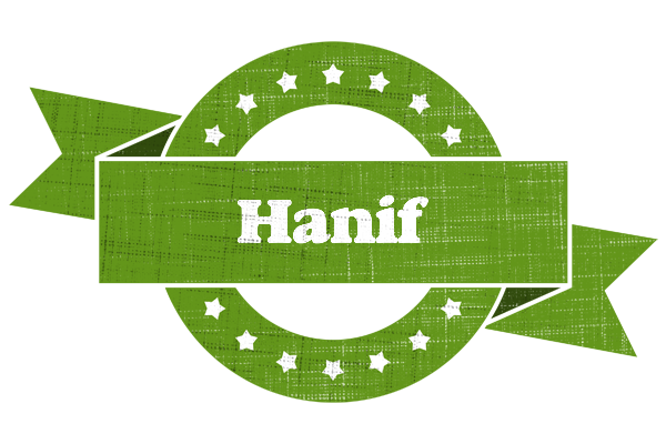 Hanif natural logo