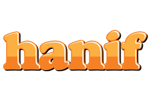 Hanif orange logo