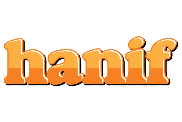 Hanif orange logo