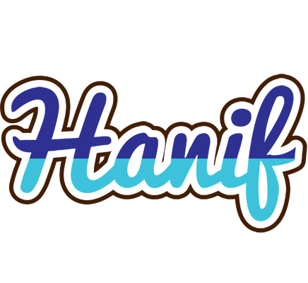Hanif raining logo