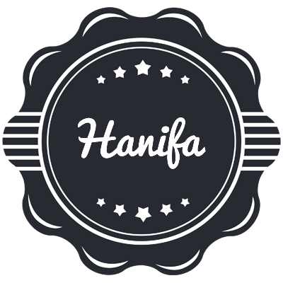 Hanifa badge logo