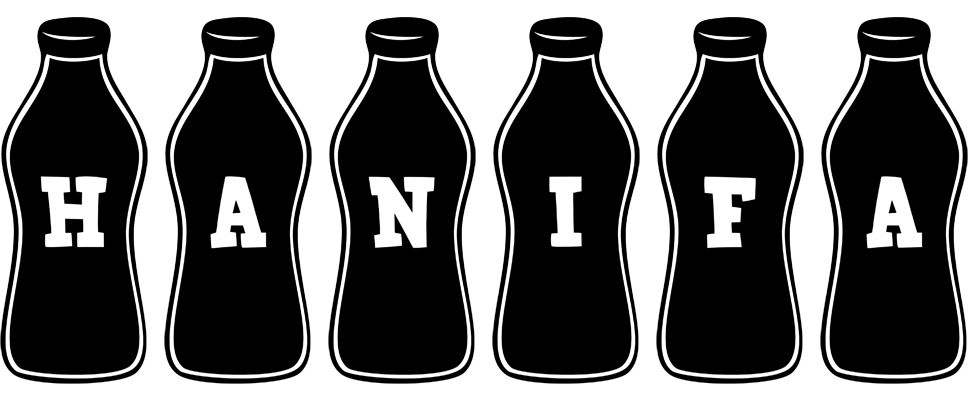 Hanifa bottle logo