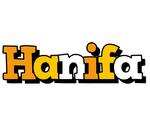 Hanifa cartoon logo