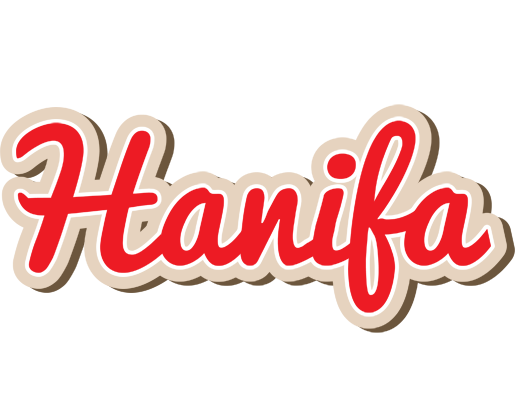 Hanifa chocolate logo